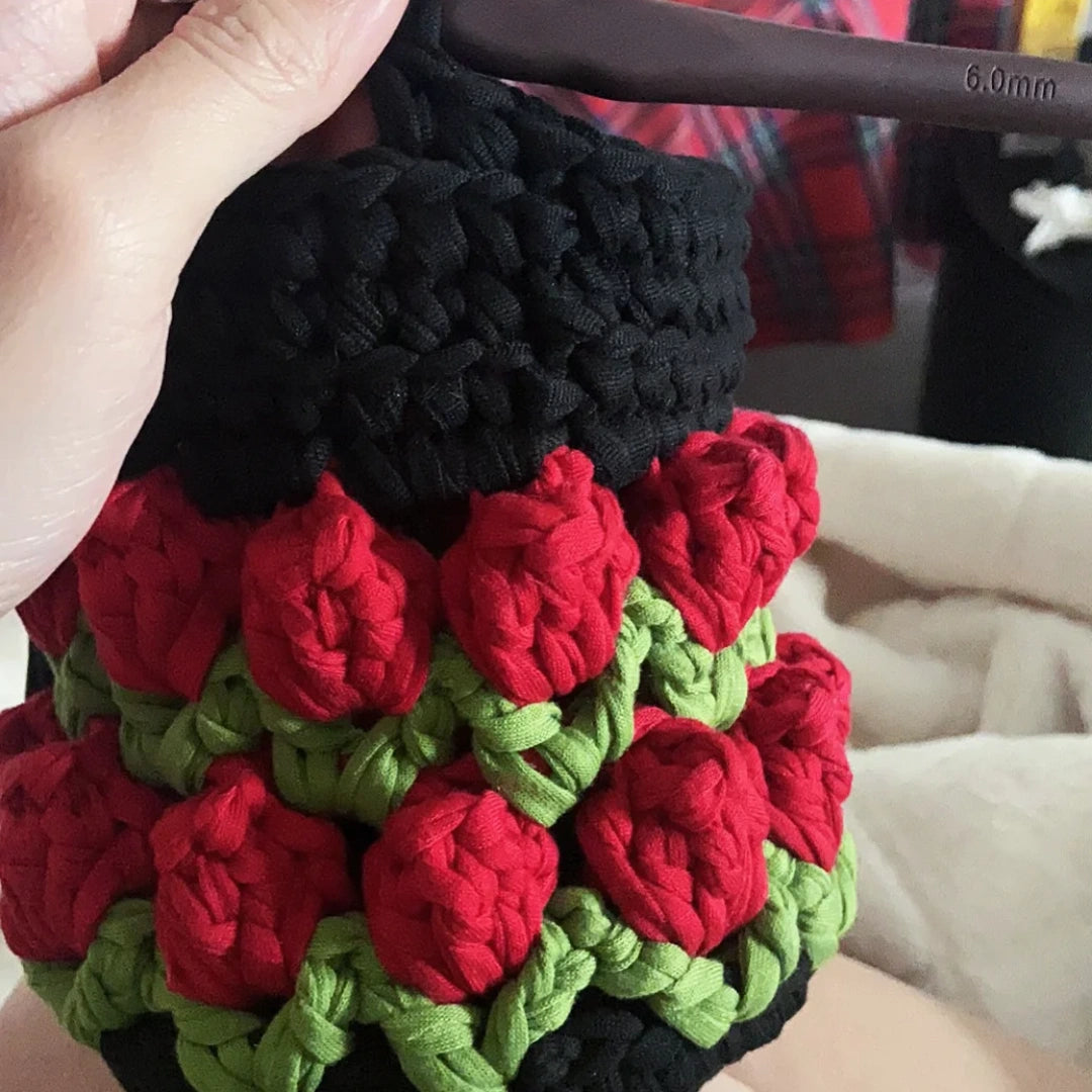 tulip bags, flower bags handbags, tulip bucket bag handbags, handmade bags, handmade tulip bags handbag bucket bag, handmade flower bucket handbags bags