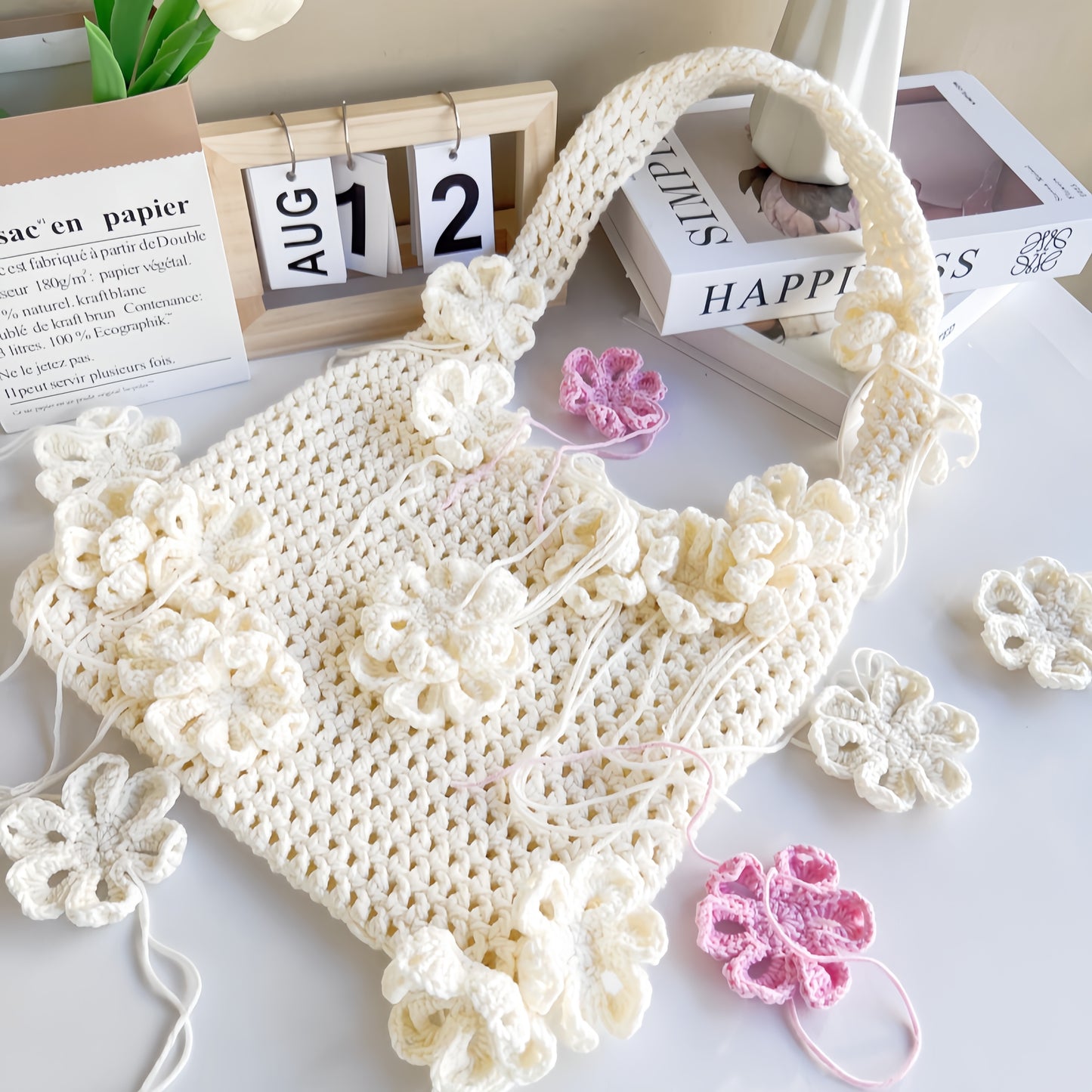 Flower bags, handbags,handbags, handmade bags,handcrafted bags handbag,summer bag, net bag, handmade flower bags, tote bag, shoulder bag, pink bag, black bag, school bag, mini bag, gift idea, sling bag bags, cute bag for summer, flower bag for summer, Women Crossbody Bags,Woven Bag Summer Bag,For Vacation ,Holiday,Hollow Bag ,Knitting Handbag,Portable bag, Elegant bag, Bucket Bag, Hollow bag